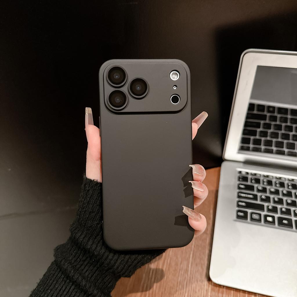 Матовый чехол-бампер со всесторонней защитой объектива для iPhone 17 Air 16 15 14 13 12 11 Pro Max Plus, противоударный чехол с матовым стеклом для камеры