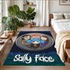 Crystal Velvet Rug Soft Non Slip Indoor Floor Mat Home DecorSally Face