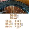Brass Wheel Spoke Balance Weights Precise Design Wear Resistant Wheel Spoke Balance Weights Refill for Super Moto Dual Sport