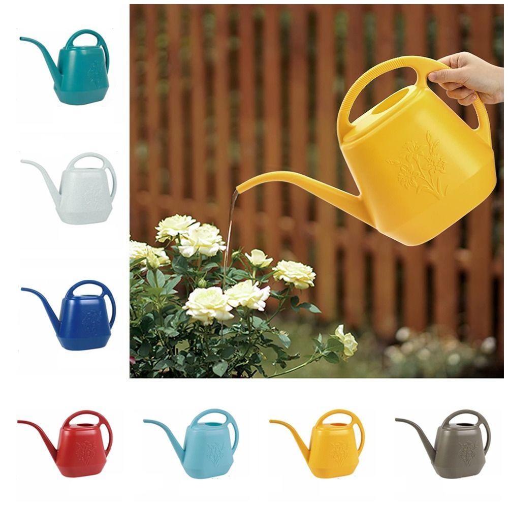 Long Spout Garden Watering Can Comfortable Handle Watering Kettle Long Spout Watering Pot Indoor
