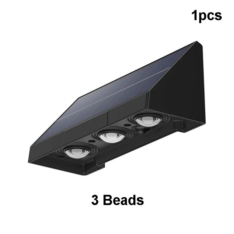 Солнечный настенный светильник уличный фонарь для крыльца освещение водонепроницаемая светодиодная лампа автоматическое освещение ночью для сада двора балкона