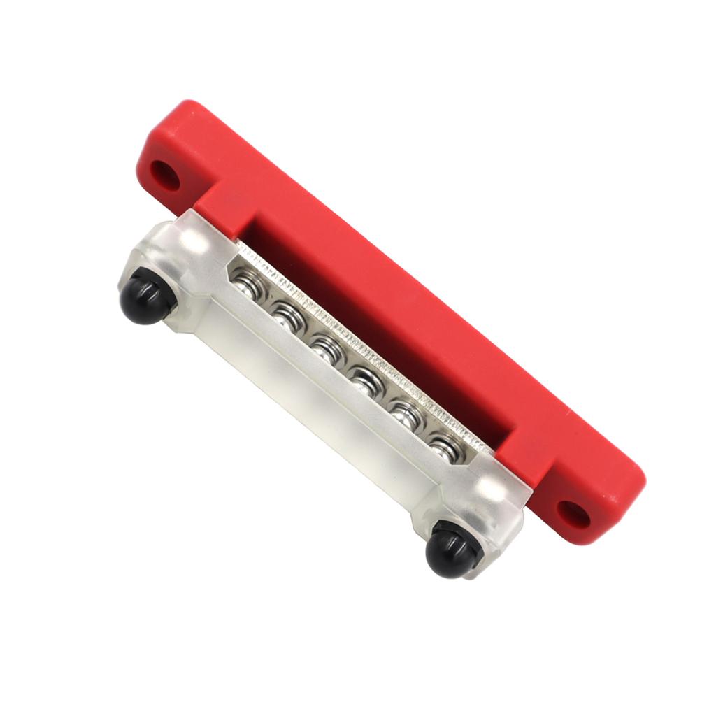 Комплект распределительного блока клеммной колодки 6/12, черный/красный для автомобиля, лодки, яхты