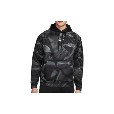Nike Мужская толстовка с капюшоном и полным принтом FW22 Топы Черный DQ6950-010