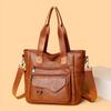 Female Handbag Large Capacity Shoulder Bags 2024 Winter Big Stylsih Tote Bag Soft Leather Hobos Messenger Bags Women Shopper Bag