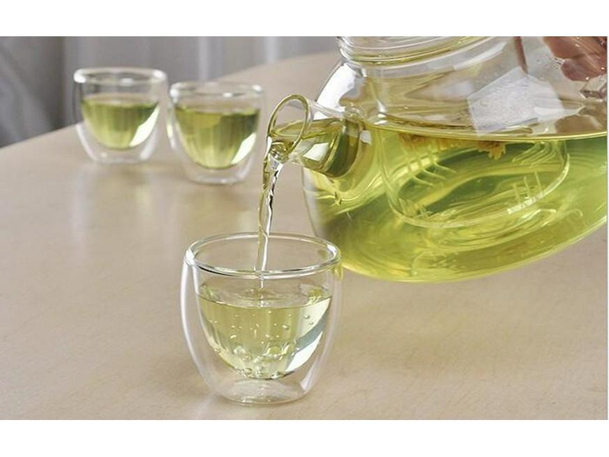 Кружка из боросиликатного стекла с двойными стенками, в форме яйца, термостойкая, прозрачная, 100 мл/80 мл для кофе или чая.