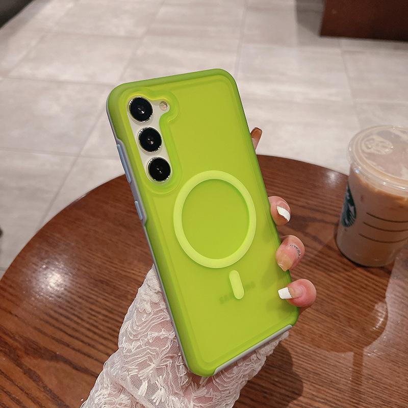 Thin and Light Touch PC+TPU Design Same Color Wireless High Strength Magnet Suitable for S23plus