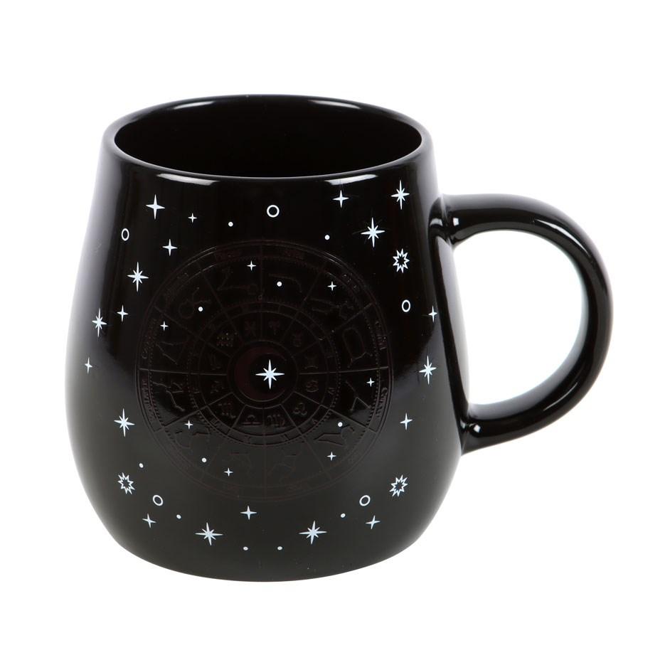Something Different Astrology Wheel Heat Changing Mug
