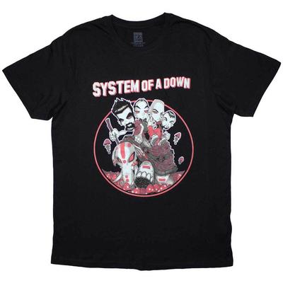Футболка System Of A Down Mushroom People Черная Новая