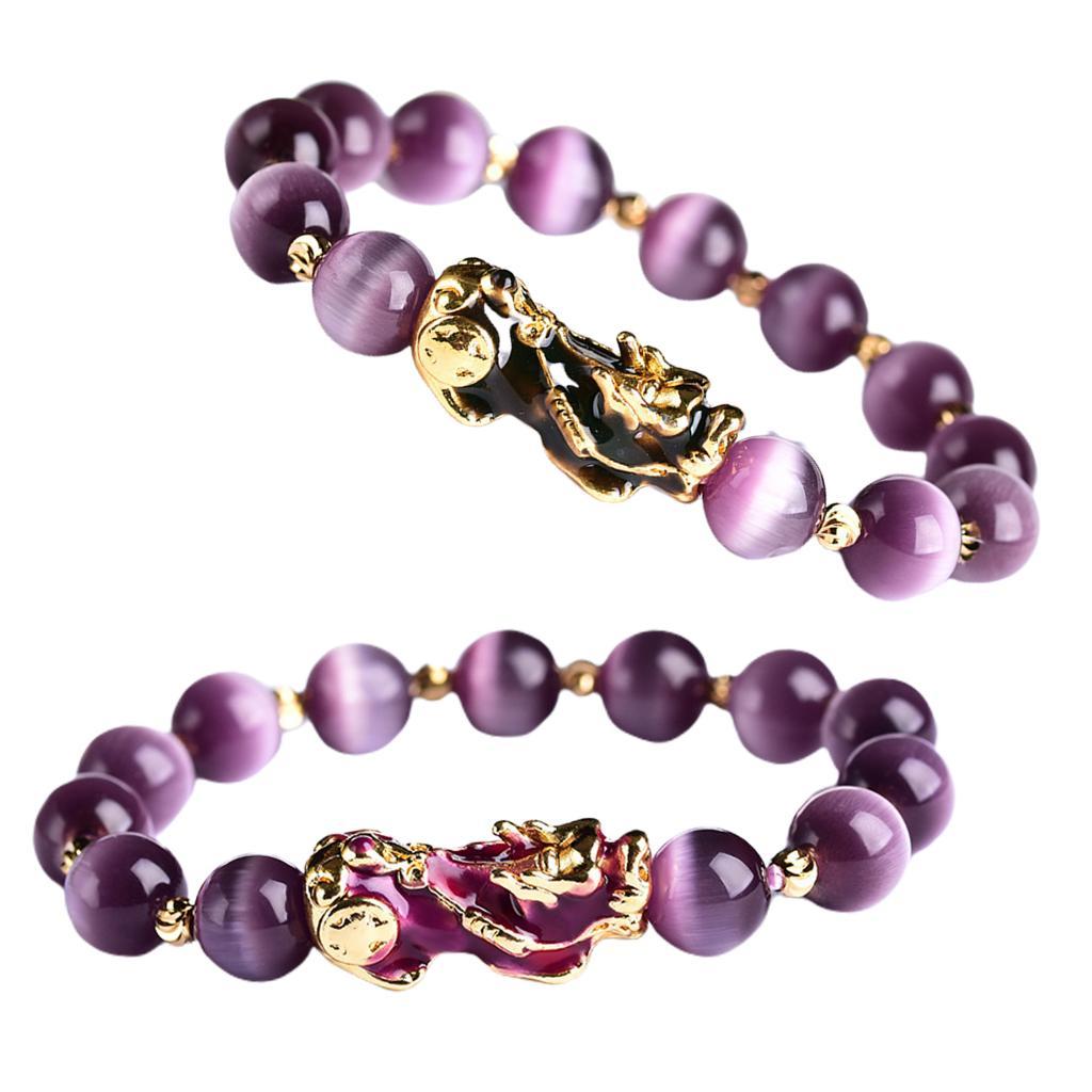 Bracelet, Feng Shui Amulet Bracelet Prosperity Mantra Bead Pi Yao Attract and Wealthy