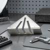 Triangular Miter Square Engraved Markings Miter Square Triangle Ruler Heavy-Duty Hand Tool Easy to Read Scale for Metalworkers
