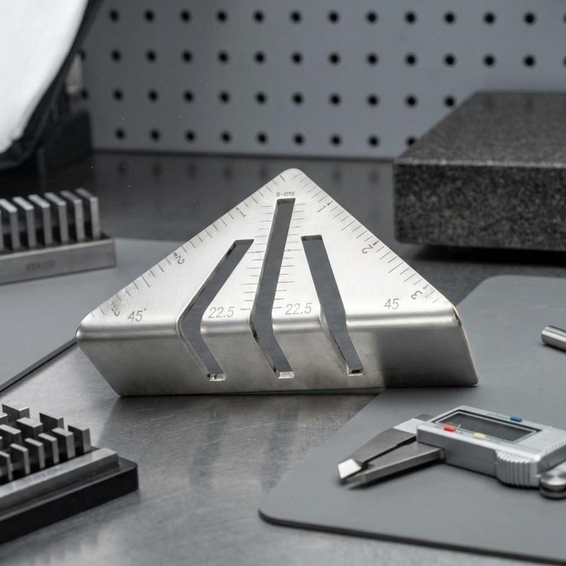 Triangular Miter Square Engraved Markings Miter Square Triangle Ruler Heavy-Duty Hand Tool Easy to Read Scale for Metalworkers