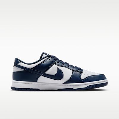 Nike Dunk Low Белый Полуночно-синий