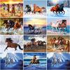Diy Horse 5D Diamond Painting Full Round Drill Resin Animal Diamond Embroidery Cross Stitch Kits Wall Art Home Decor