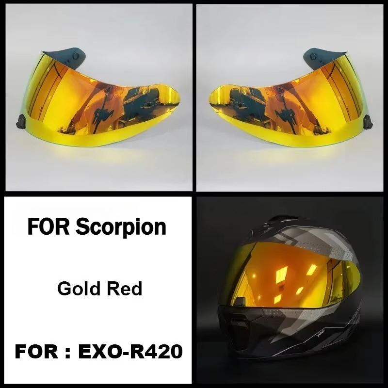 Capacete for SCORPION EXO-R420 Visor Shield Lens Motorcycle Accessories Full Face Helmet Anti-UV for SCORPION EXO-R420 Casco MotSpeed Sensors 6
