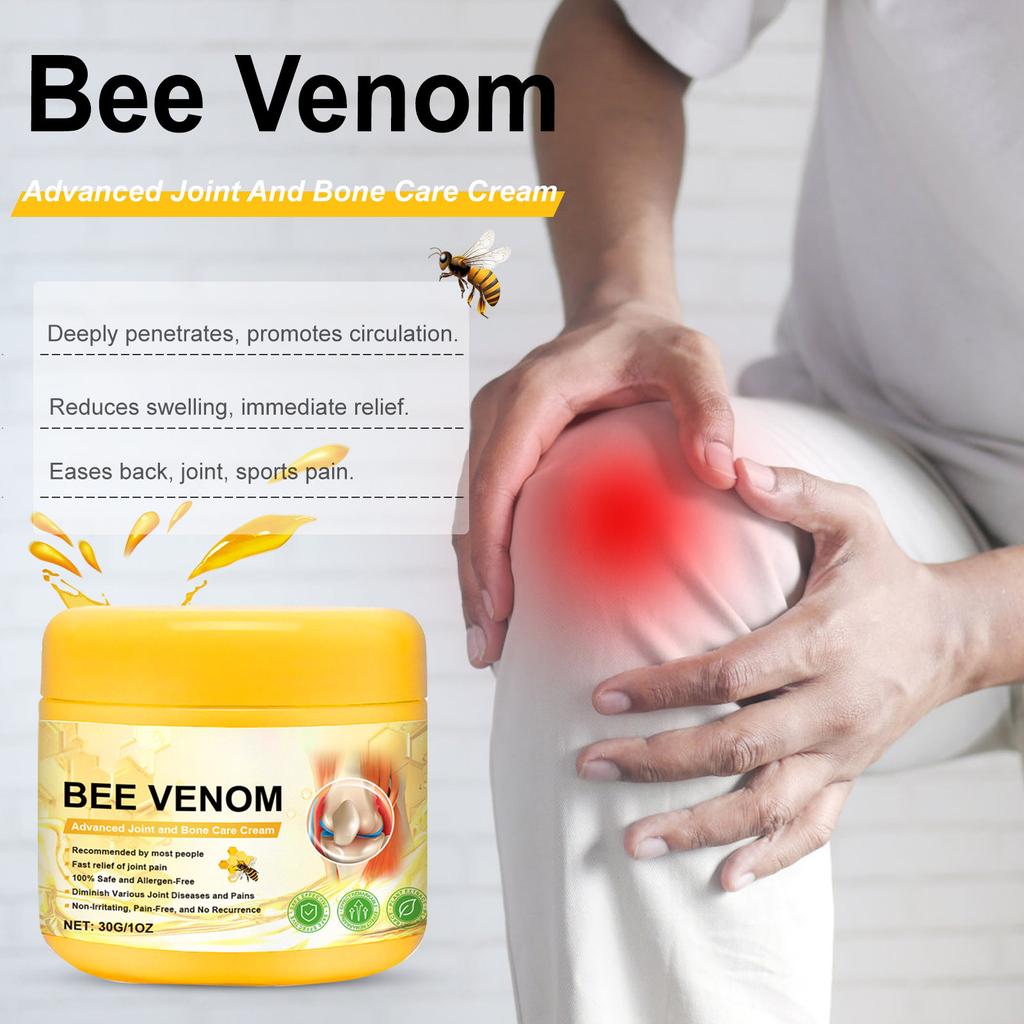 Крем для лечения суставов и костей Bee Advanced, крем для облегчения боли в суставах, крем для улучшения подвижности при локальном отеке, нежные ингредиенты, 30 г