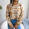 Women's Autumn and Winter Flower Long-sleeved Knit Base Sweater