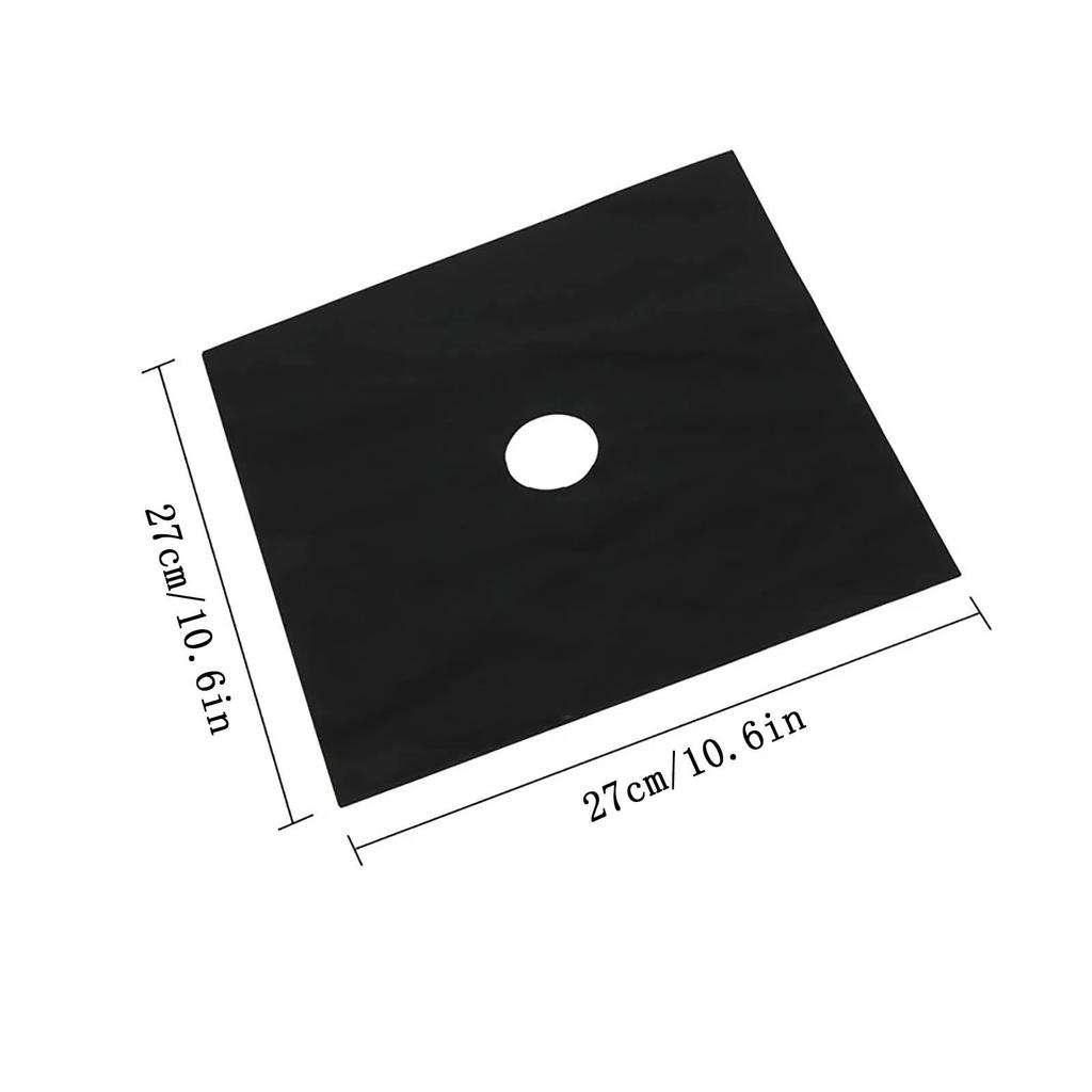 Stove Surface Pad High Temperature Oil Proof Antifouling Cleaning Pad 2PC