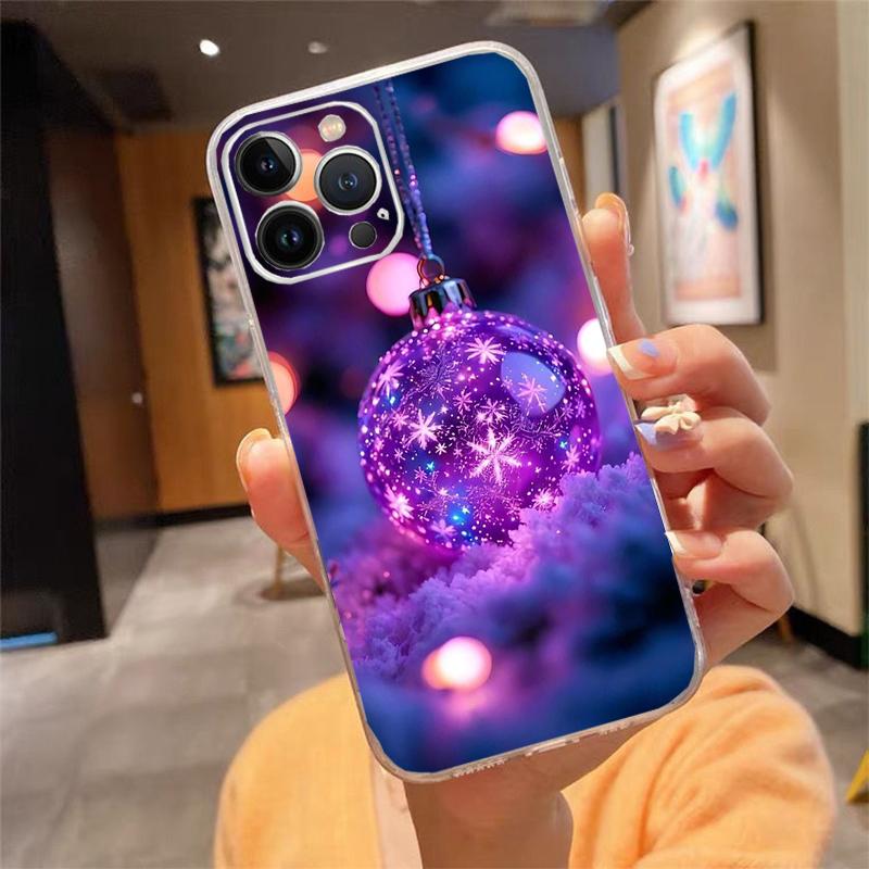 Чехол для телефона 'Веселая рождественская елка' Carcasa Funda Для iPhone 17 Pro Max Air 16 15 14 13 Pro Max 15 16 Pro 15Plus Чехол