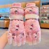 Детские лыжные перчатки Sanrio Hello Kitty Водонепроницаемые Перчатки для холодной погоды Теплые перчатки на зиму Зимний подарок для детей