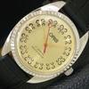 VINTAGE HAND-WINDING SWISS MENS REFURBISHED GOLDEN COLOR DIAL WATCH A438522-2 R131a-a438522