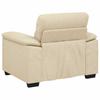 Cream Armchair 100 x 81 x 84 cm Fabric