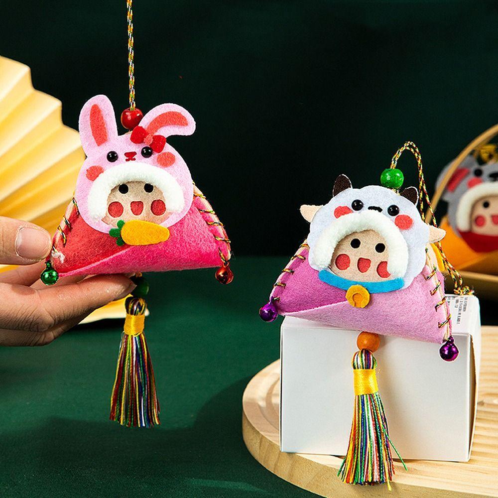 Cute Dragon Boat Festival Sachet Chinese Style Blessing Bag Material Package Perfume Bag  Bedroom