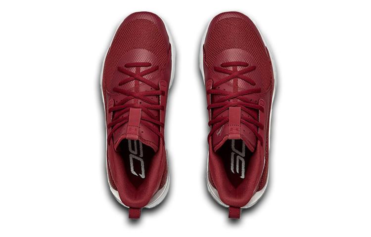 Men's Sneakers Under Armour Curry 7 Team 'Cardinal White'