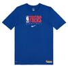 NBA Collaboration Philadelphia 76ers Dri-Fit T-Shirt Round Neck Vintage Soft Pullover Short Sleeve Kids Tops Navy-Blue 3Z2B7BBKU-76R