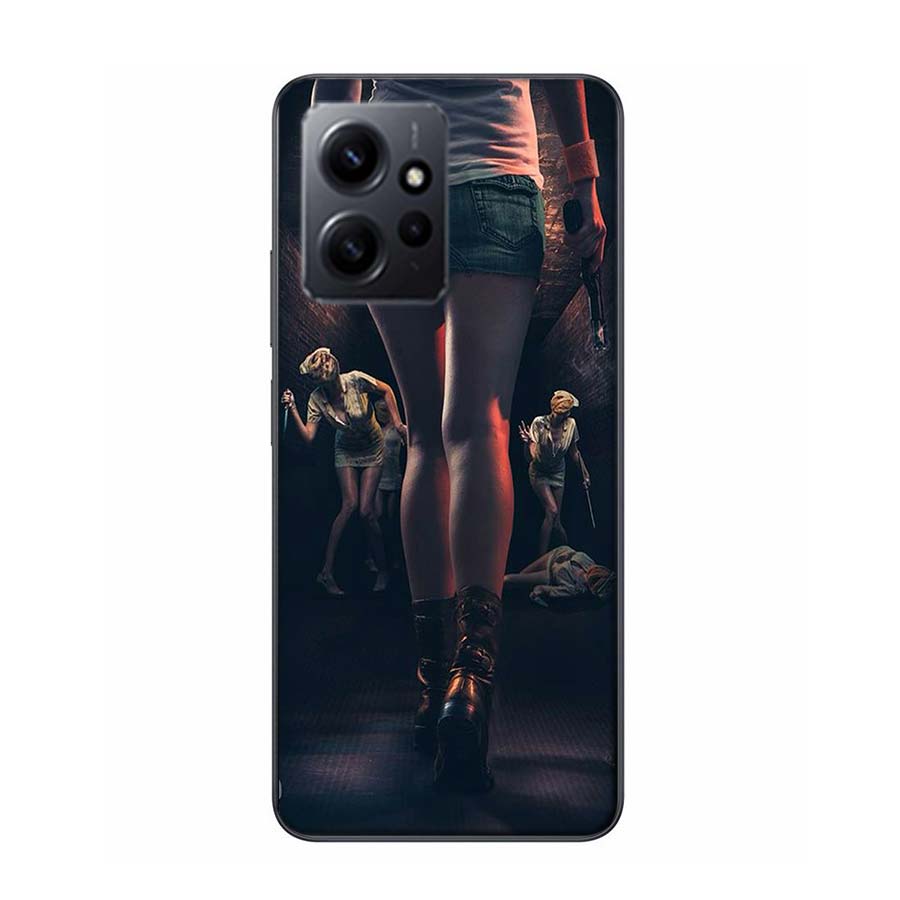 Игры S-Silent Hill Чехол для телефона для Redmi Note 14S 12S 12 11 13 14 Pro Plus 11T 11S 10 10S 9 9S Pro TPU Прозрачный чехол