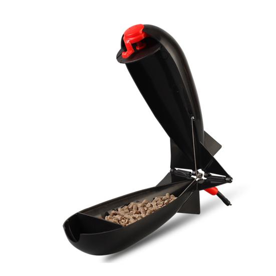 Carp Fishing Feeder Large Capacity Rocket-Shaped Reusable Floating Bait Container Lure Cage Fishing Nesting Tool