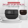 rdpw2 For Benz Car Logo Universal Seat Gap Slit Pocket Organizer Card Bottle Cups Holder AMG Exclusive A C E R V Class CLA CLS C180