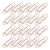20Pcs Metal Pen Clips Sturdy Metal Strong Clamping   Gold Book Pen Holder for Office Scho