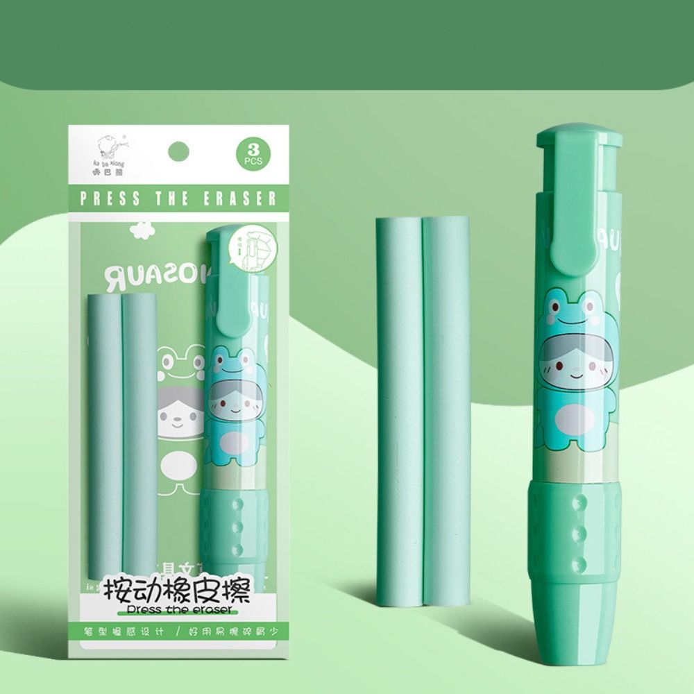 Подарок для детей Нажимной карандаш Ластик Сменный резиновый стержень Механический ластик Ластик в виде ручки