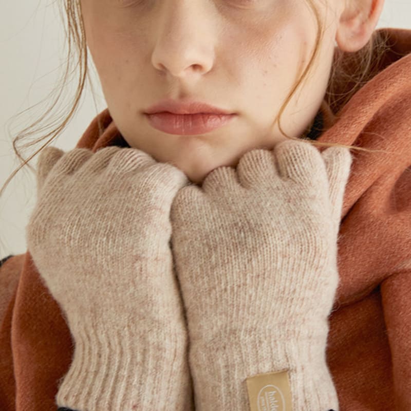 Перчатки halden из базовой шерсти (G001_овсянка)