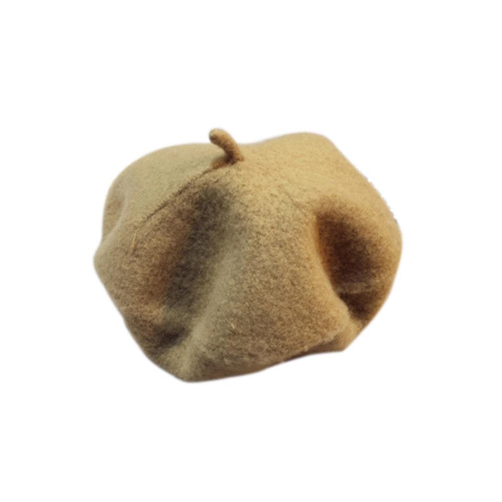 Детская однотонная теплая шапка-бини, шапка с тыквой, детский французский берет, берет, берет для маленьких девочек, шапка