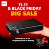 Vivicine P10 Android Smart Wifi Portable Mini LED DLP Projector for Smartphone 200inch Home Theater