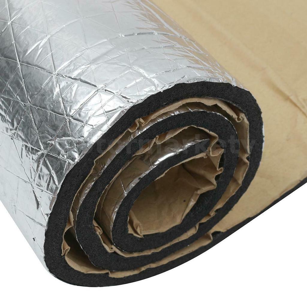 Звукоизоляционный коврик 200x50 см, автомобильный фургон, межсетевая перегородка, теплозащитный экран, теплоизоляция, 5 мм