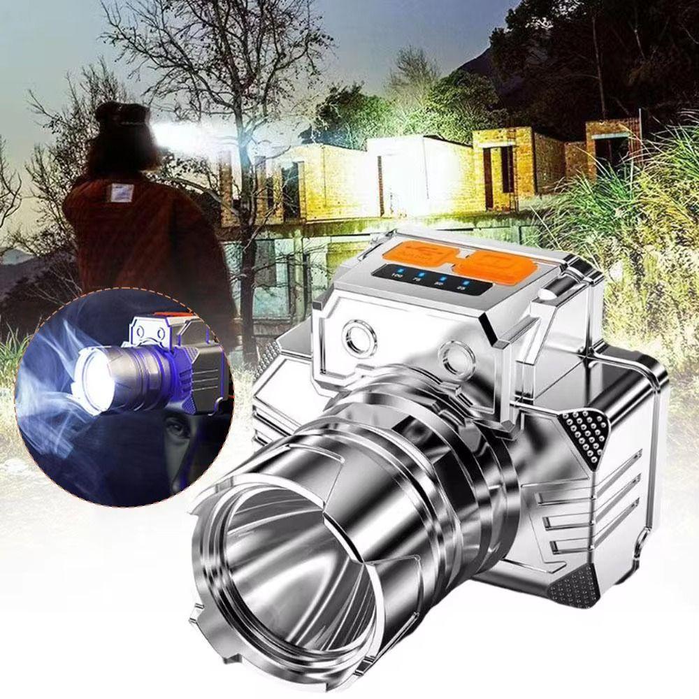 USB Rechargeable LED Headlamp Waterproof Camping Lantern New LED Light HeadLight