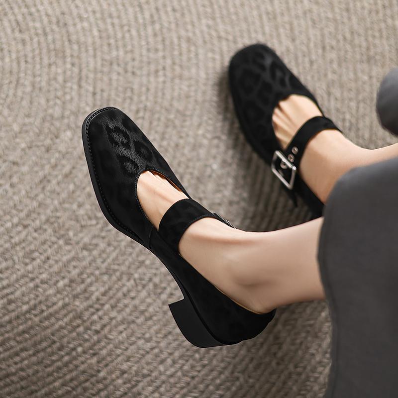 Модные весенние новые женские туфли-лодочки из натуральной кожи на высоком каблуке, модные леопардовые, для вечеринки, свадьбы, 2025, элегантные офисные туфли на высоком каблуке