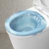 Сидячая ванна для сиденья унитаза, биде успокаивает и очищает широкую глубокую чашу с защитой от перелива бедра