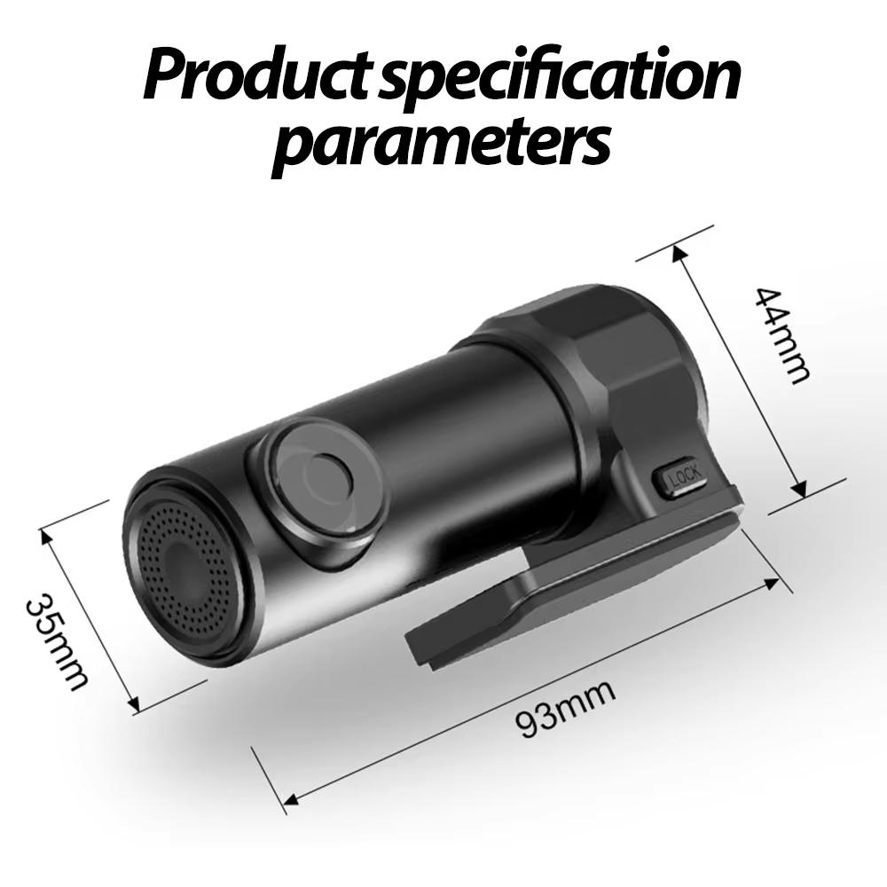 Mini HD 1080P Smart Car Wifi Dvr Dash Camera Night Vision Video Recorder 170-градусный обзор приборной панели G-Sensor 24H Parking Monitor