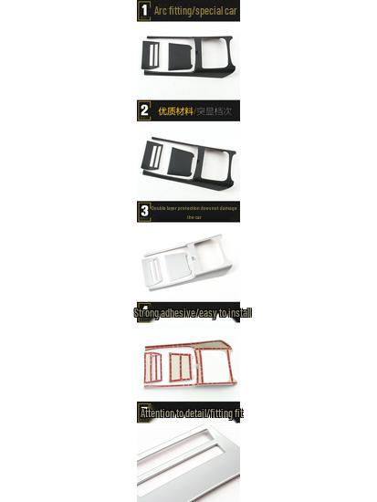 Navigator/MKX Center Console Frame: Electroplated Dashboard Decorative Sticker for 19 Models