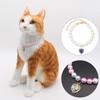 Cute Girl Pearl  Collar  Collars for Girl S with Small Heart Shape Rhinestone Adjustable Length  Collar