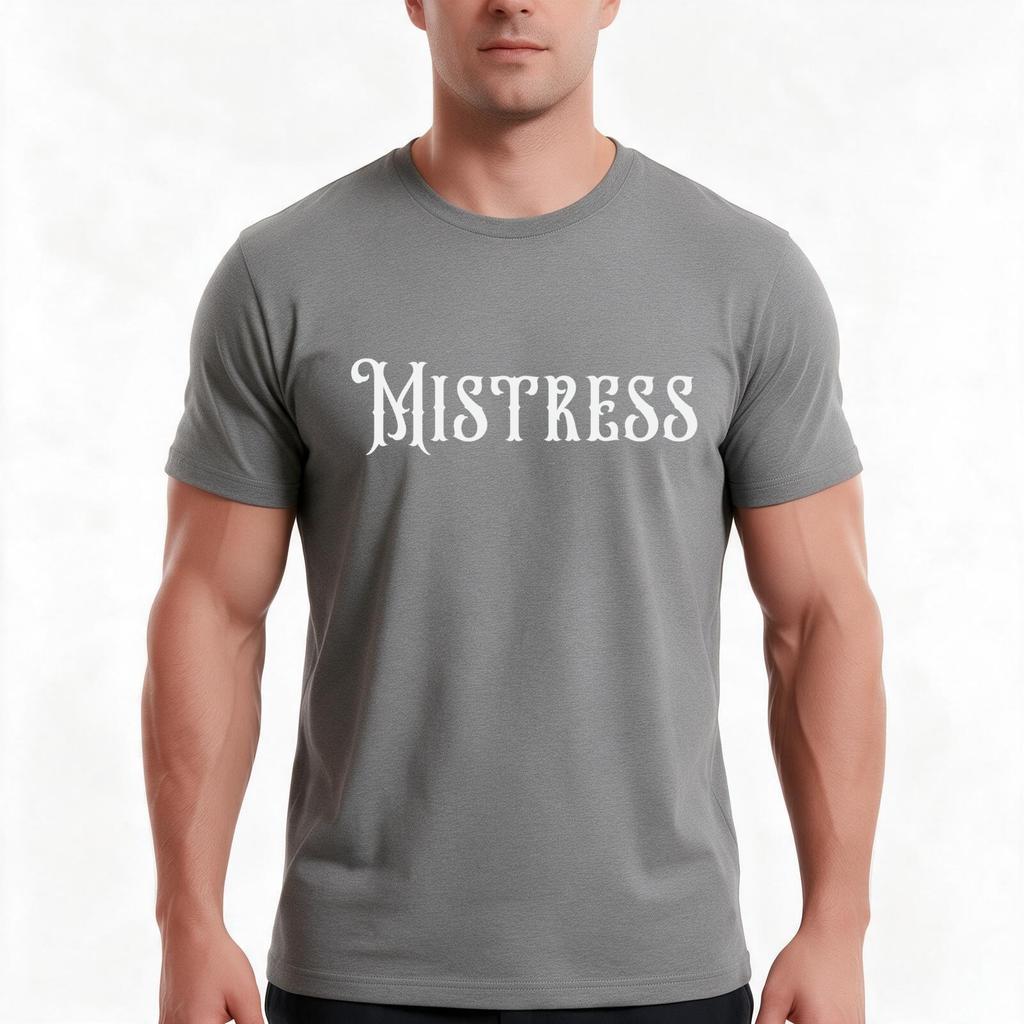 Футболка с надписью Mistress Летняя Повседневная Хлопковая Футболка Оверсайз Уличная Одежда Топы Винтажный Графический Принт Свободный Крой Короткий Рукав