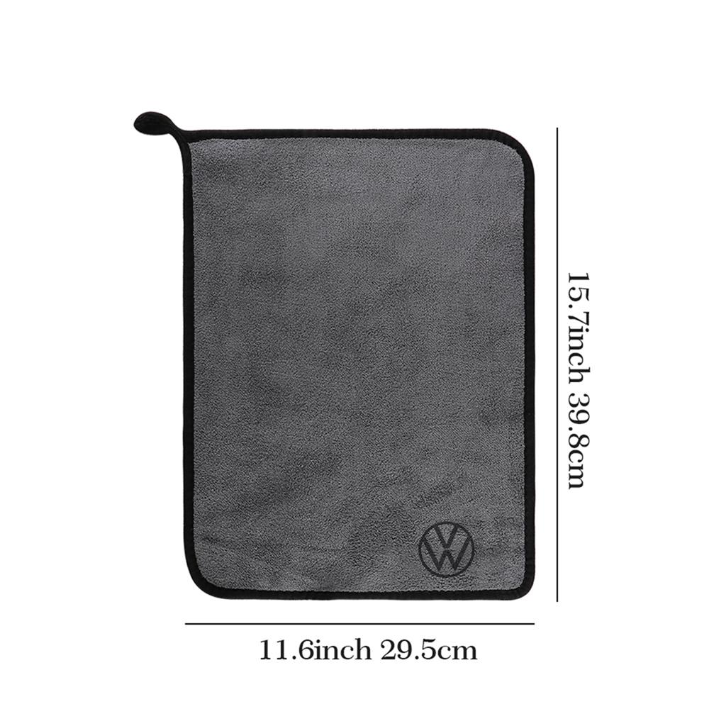 Car Wash Microfiber Towel Auto Cleaning Drying Cloth Care Cloth For Volkswagen GTI Golf Polo Passat VW Tiguan T-ROC Jetta Taigo zf1