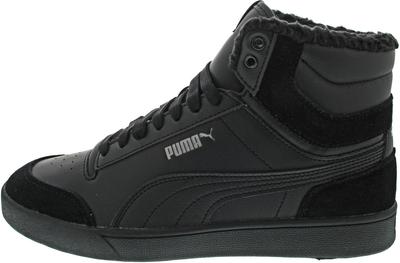 Кроссовки Shuffle Mid Fur (387609) черный/черный/стальной серый