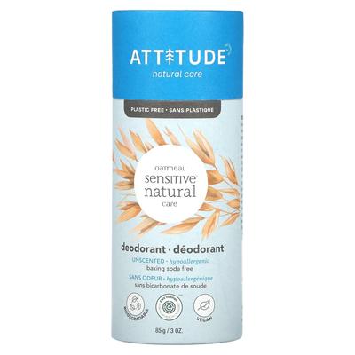 Овсянка Sensitive Natural Care, Дезодорант, Без запаха, 85г (3 унции)