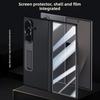 Genuine Leather Case for Samsung Fold 8 Ultra,Integrated Screen,Hinge&Frame Protection Full Coverage,Hd or Privacy & Stand Case