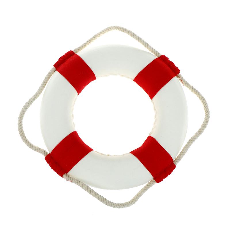 1Pc Welcome Aboard Nautical Life Lifebuoy Ring Boat Wall Hanging Home Decor