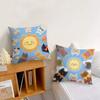Cartoon Kitten Sun Cute cushion cover Pillow Cover Decoration Room Home Sofa living Office Car Nordic Simplicity